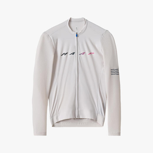 MAAP 男士 Blurred Evade Pro Base LS Jersey 南极白 长袖骑行服 商品图1