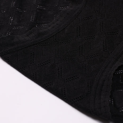 都市丽人内裤蕾丝网布平角裤蕾丝女士内裤LKT5N1 商品图6