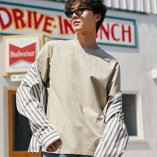 【69元3件，自行设置满减】新疆长绒棉T恤， 亲肤舒适，百搭好穿 商品图1