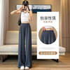200斤大码西装裤春秋高腰垂感阔腿裤新款夏季薄款休闲窄版直筒女 商品缩略图2