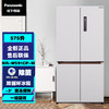 松下（Panasonic）NR-W591C 575升大容量薄嵌入式十字对开门冰箱 微冻保鲜技术 臻材保鲜 宽幅变温双循环 纳诺怡净味 NR-W591CP-W 月光白 商品缩略图0