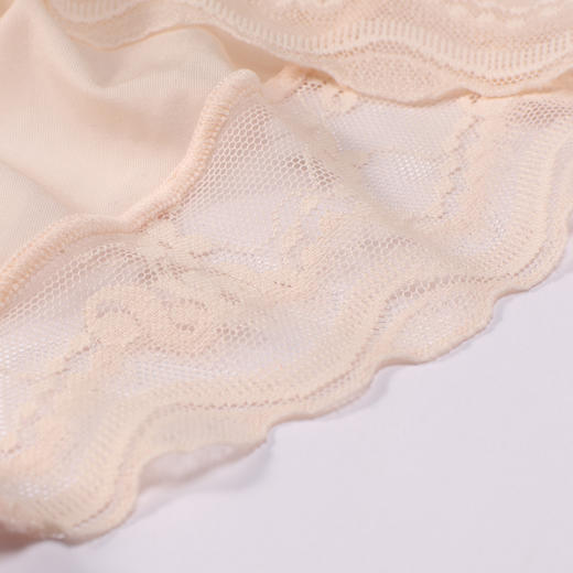 都市丽人内裤轻塑美臀平角裤锦氨+蕾丝女士内裤LKT4C1 商品图5