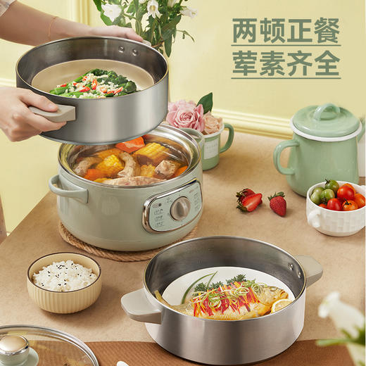 小熊（Bear）多用途电蒸锅  蒸包子锅电煮锅三层大容量 DZG-D80G5 商品图0