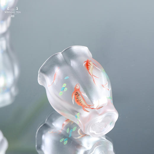问鼎琉璃佛手杯（蝴蝶）（花卉） （鱼） 商品图2