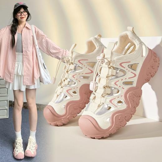 ZHR则则运动凉鞋女镂空丑萌鞋2024夏季新款防滑户外徒步登山鞋女 商品图2