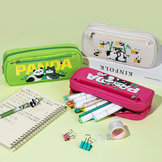 齐心笔袋WHAS0028猫猫熊(吾皇猫） 商品图3