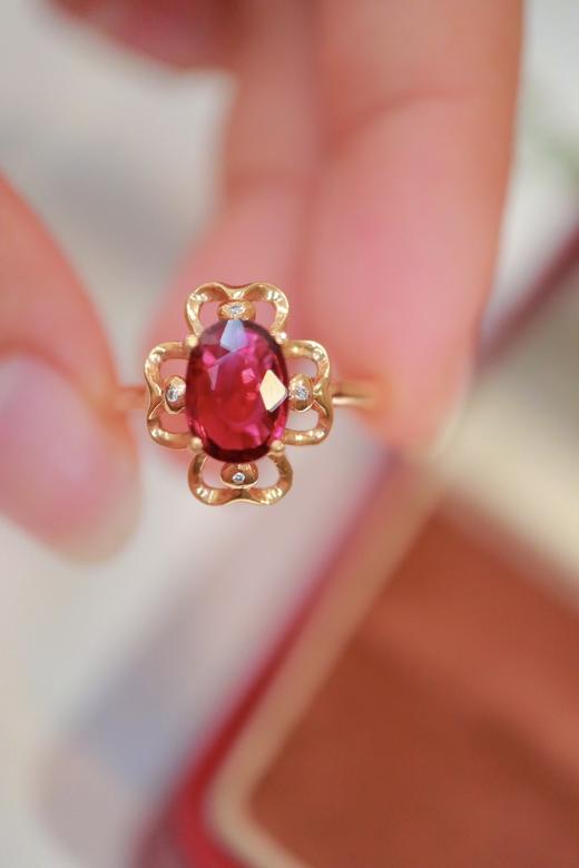 1.8ct 碧玺戒指 商品图0