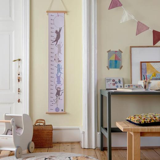 丹麦Sebra 身高尺 艺术纸高颜值装饰家具美学 20cm*2cm*125cm 商品图3