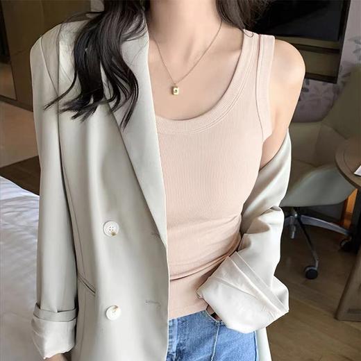 KKKS内搭背心 螺纹宽包边 舒适透气 不闷热 耐磨耐洗 商品图3