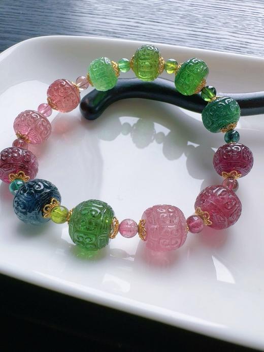 23.72g 雕刻碧玺手链 商品图5