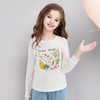 笛莎Deesha 童装女童T恤2024秋季印花圆领T恤 商品缩略图1
