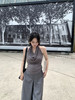 Read Nameless /灰色挂脖天丝背心+秀场款灰色开缝阔腿裤 商品缩略图11