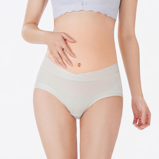 都市丽人内裤快乐妈咪三角裤莫代尔提花女士内裤LKT7A6 商品图1