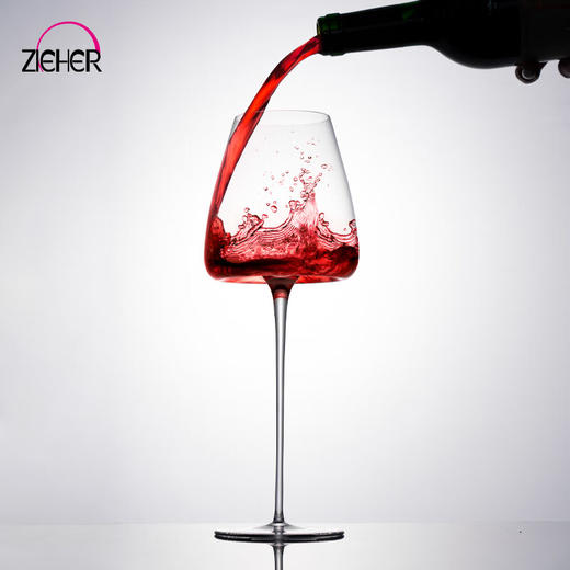 【清仓特惠3折，仅1件，无货退款】ZIEHER德国进口手工水晶玻璃高档红酒杯白葡萄杯香槟杯甜烈酒杯醒酒器 手工系列红酒高脚杯 商品图3