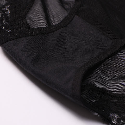 都市丽人内裤蕾丝网布平角裤蕾丝网纱女士内裤LKT5R4 商品图8