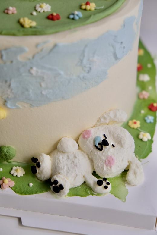 夏日花园躺平小狗 商品图1