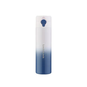 乐扣（locknlock）家用品随行弹跳保温杯 白蓝 480ml