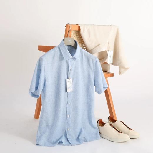 【dl1-C247】羔端定制面料！男子夏日质感舒适短袖衬衫！！ 商品图1