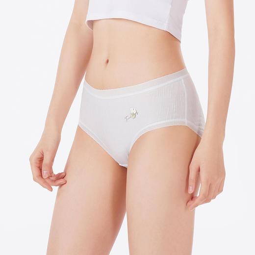 都市丽人内裤舒肤棉平角裤RC提花女士内裤LKT5K7 商品图2