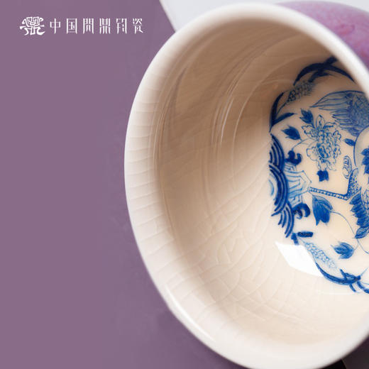 问鼎钧瓷鹅黄青花晖盈杯（凌虚） 商品图2