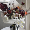 复古红高级感配色花束 商品缩略图9