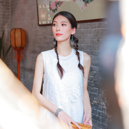 燕燕于飞钩花连衣裙 | 杨丽萍老师同款 | 新批次回货 商品图5