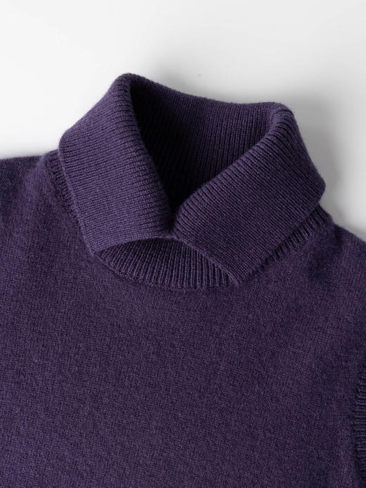 COCO ZONE 100绵羊毛小香风翻领无袖针织衫CC1C1629 商品图5