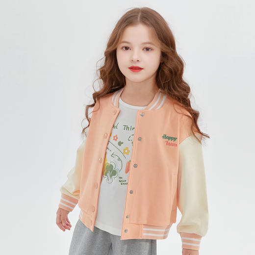 笛莎Deesha 2024秋季新款学院风棒球服外套 商品图1