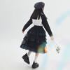 笛莎Deesha 女童2024秋季新款黑色网纱拼接蛋糕半裙 商品缩略图2