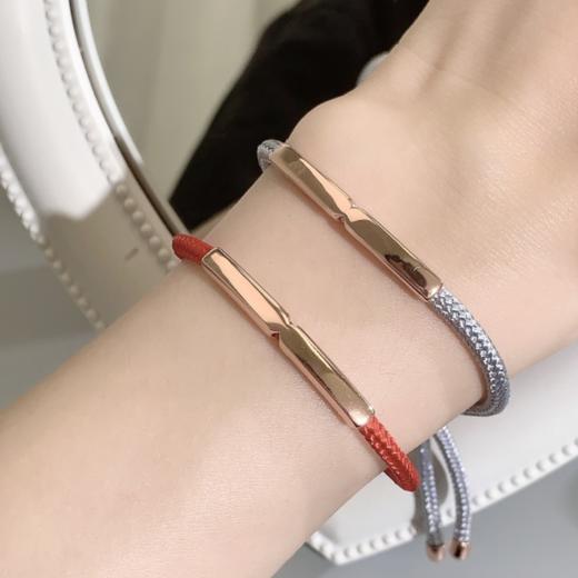 卡蒂罗/KADER 命运之箭情侣手链 925银新中式国风配色古典编织绳可调节一对 浪漫简约手饰精致百搭配饰 商品图4