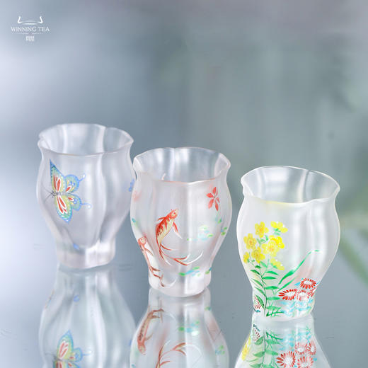 问鼎琉璃佛手杯（蝴蝶）（花卉） （鱼） 商品图0