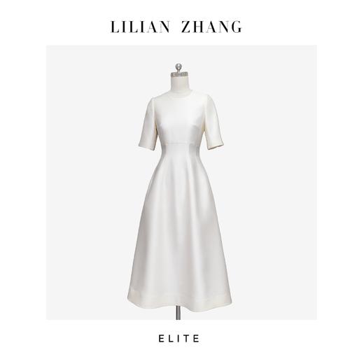 E-定制—“古典浪漫”——遇见倾心——Lady挚爱法式复古连衣裙  2401101 商品图3