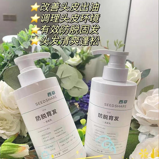 【告别细软塌，头发更丰盈！】YUKILABO之研 洗发水系列  生姜蓬松330ml+薄荷去屑300ml+西草防脱300ml 植物配方，防脱固发，持久控油，去屑止痒，强韧发丝 商品图7