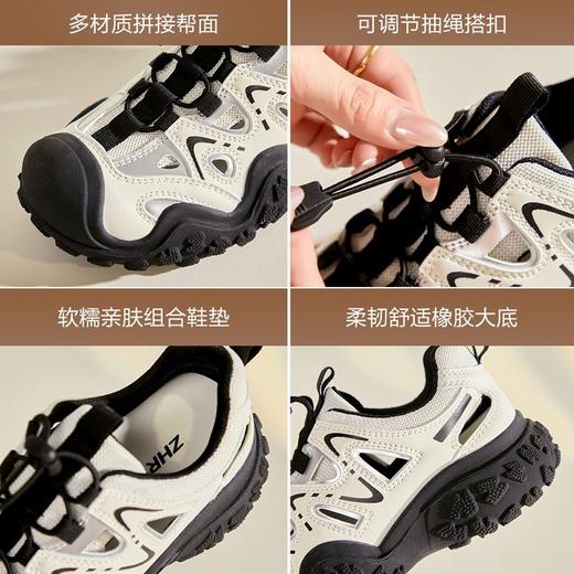 ZHR则则运动凉鞋女镂空丑萌鞋2024夏季新款防滑户外徒步登山鞋女 商品图3