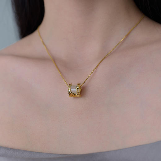 盐岛 濛泷系列烟雨挂坠项链 商品图2