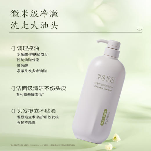半亩花田滋养柔顺留香去屑蓬松洗发水750g 商品图2