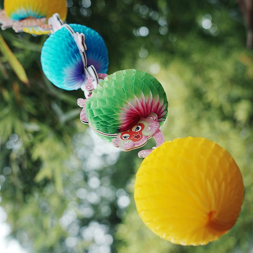 自然造物金猴抱月翻花DIY手工玩具益智灯笼挂饰文创有趣儿童礼物 商品图5