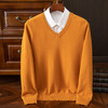 毛豆-xk8602男士气质V领羊毛衫 商品缩略图10