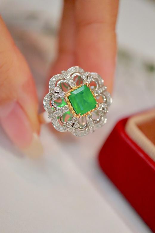 1.25ct 祖母绿戒指 商品图0