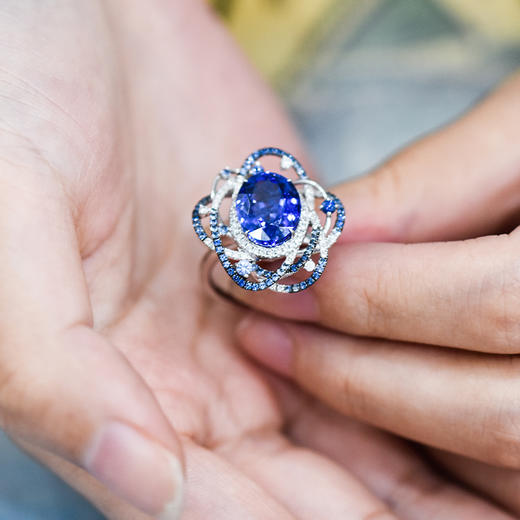 宇宙之星坦桑石戒指【定制】 商品图5