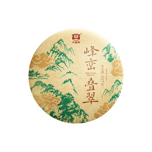 大益茶叶 普洱茶 峰峦叠翠(生茶)礼盒 生茶礼盒357g*1盒 商品图3
