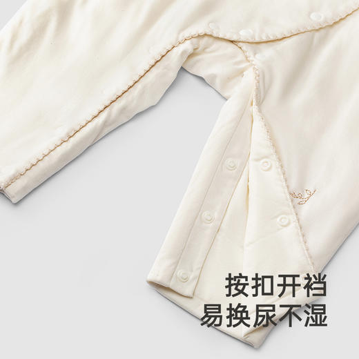 【商场同款】英氏婴儿衣服蚕丝宝宝连体衣秋冬纯棉包屁衣新款 商品图1