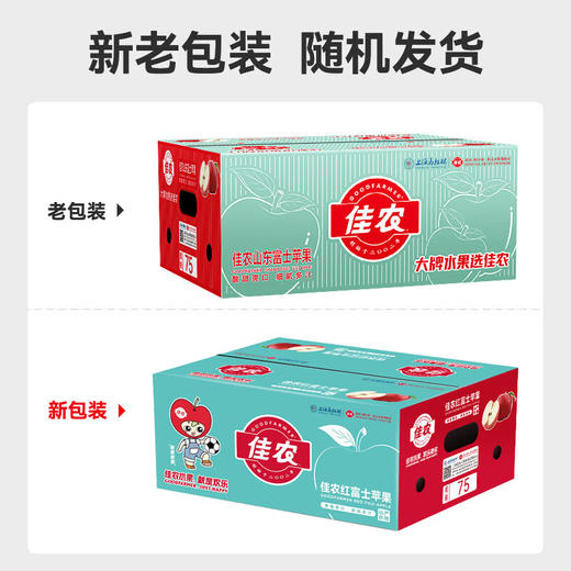 佳农 烟台红富士苹果 5kg装 一级果 单果重160g以上 100001919835 商品图1