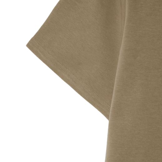 T578夏季新款纯色圆领短袖领口金属纽扣设计休闲宽松潮流上衣 商品图4