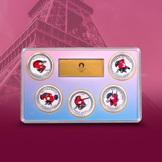 【官方发行】2024年巴黎奥运会纪念银章套装·封装版 商品图12