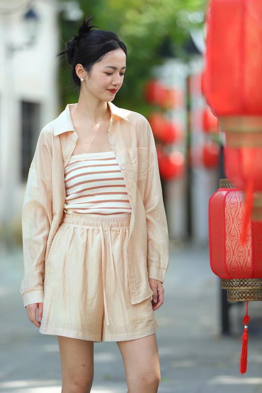 AVANN法式气质连衣裙&氧气天丝三件套 商品图3