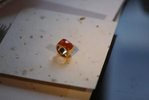 红翡宽金戒指 商品图1