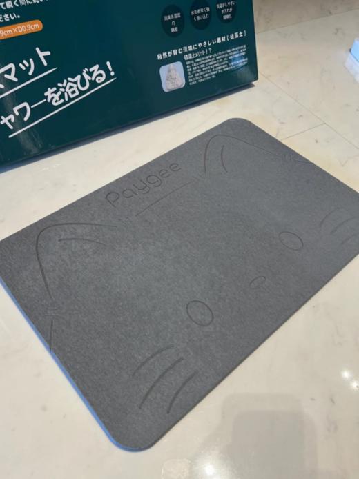 【品牌直发】出口日本❗️真实用❗️倍集Paygee硅藻泥地垫，吸水率高达101.7%❗️吸水性巨巨好，3秒速干，水过无痕！ 商品图2
