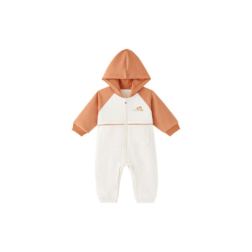 【商场同款】英氏婴儿连体衣秋季长袖外出男童连帽连身衣新款 商品图4