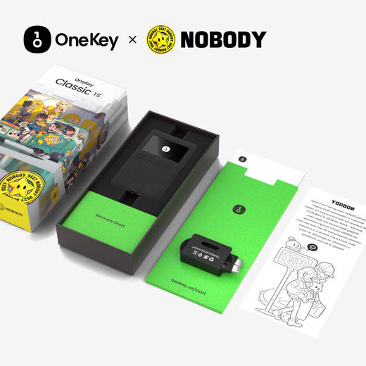 [联名款] Nobody x OneKey - Classic 1S 盲盒 + 品牌周边充电宝 购买7套盒即加送周星驰签名周边 商品图5